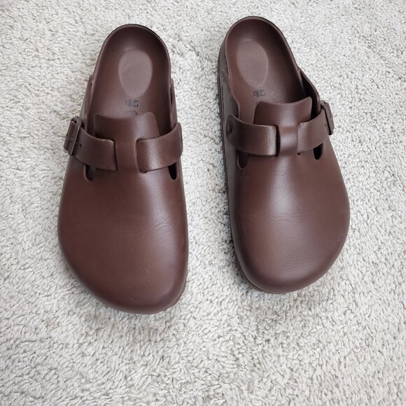 Birkenstock Boston Essentials EVA Brown 0127103 Mens Size 43 US 10 London USA - Picture 2 of 6